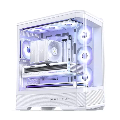 Case JONSBO D400 White – ATX| Kính Cường Lực| Tản Nhiệt Tốt